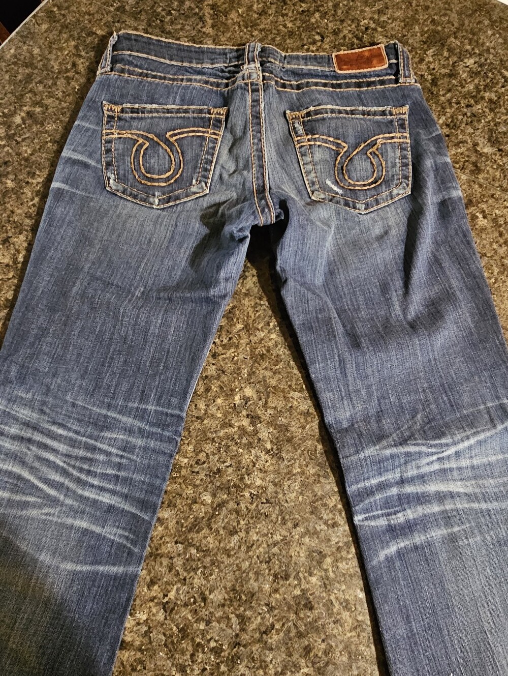 Big Star Women's Blue Denim Bootcut Jeans "Liv" Size 30